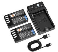 DSTE D-Li109 Batteria (2 pezzi) e caricatore compatibile con Pentax K-R K-30 K-50 K-500 K-2 K-S2 K-S1
