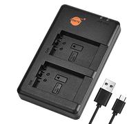 DSTE DE-A83 DE-A83BA DE-A84 Batteria USB Dual Caricatore Compatibile per DMW-BMB9E, DMW-BMB9, Lumix DMC-FZ60, DMC-FZ62, DMC-FZ70, DMC-FZ72, DMC-FZ100