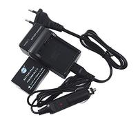 DSTE DMW-BLC12 DMW-BLC12E Batteria + Caricabatteria Compatible per Panasonic Lumix DMC-G7 DMC-GH2 DMC-FZ200 DMC-FZ1000 DMC-FZ2500 DMC-FZ2000
