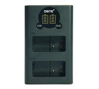 DSTE DMW-BLC12 DMW-BLC12e Caricatore Dual USB con display LCD Compatibile con Panasonic DMW-BLC12PP BP-DC12 BP-DC12U BP-DC12E - Alimentazione tramite cavo USB di tipo C a spina USB-A 2.0