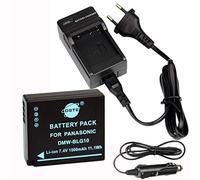 DSTE DMW-BLG10 DMW-BLG10E Ricambio Batteria + DC120E Caricabatteria per Panasonic Lumix DMC-GF3 DMC-GF5 DMC-GF6 DMC-GX7 LX100
