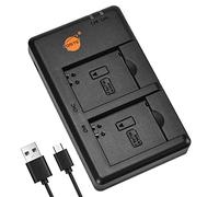 DSTE DMW-BTC11 Dual Quick Caricatore Compatibile per Panasonic DMW-BCM13