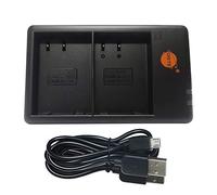 DSTE DMW-BTC15 - Caricatore USB Dual compatibile con Panasonic DMW-BLF19 DMW-BLK22 DC-S5 DC-S5KK, compatibile con batterie Sigma BP-61