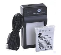 DSTE EN-EL8 Li-ion Batteria (2-Pacco) e Caricabatterie USB per Nikon Coolpix P1 P2 S1 S2 S3 S5 S6 S7 S8 S9 S50 S51 S52