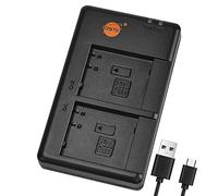 DSTE Fast Charging USB Dual Caricatore Compatibile per Panasonic DMW-BLE9, DMW-BLG10, DMW-BLH7E