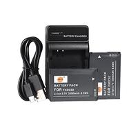 DSTE FXDC02 Li-ion Batteria (2-Pacco) e Caricabatterie USB Compatibile per DRIFT HD GHOST