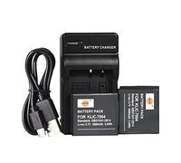 DSTE KLIC-7004 - Batteria agli ioni di litio (confezione da 2) e caricatore micro USB compatibile per Kodak EasyShare M2008