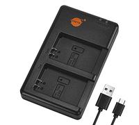 DSTE LC-E12E Batteria USB Dual Quick Charger per Canon LP-E12