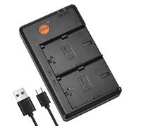 DSTE LC-E6E Batteria USB Dual Quick Caricatore Compatibile per LP-E6,EOS R,5D Mark II,5D Mark III,5DS,5DS R,6D,7D,60D,60Da,70D,90D