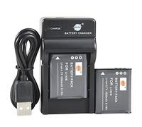 DSTE Li-50B Li-ion Batteria (2-Pacco) e Caricabatterie USB per Olympus Stylus 1010 1020 1030 9000 9010 SP-800UZ SP-810UZ SZ-10 SZ-11 SZ-12 SZ-15 SZ-20 SZ-30MR SP-720UZ