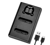 DSTE LI-90B LI-92B Rapido USB Caricatore compatibile con batteria Sony NP-BK1, Panasonic VW-VBX090, Olympus Li-60B EN-EL11 LI-50B, Casio NP-150