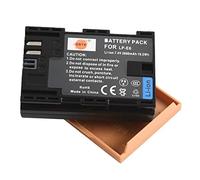 DSTE LP-E6 LPE6 Batteria compatibile con Canon EOS 5D Mark II, 5D Mark III, 7D Mark II, 7D Mark III, 5DS, 6D, 7D,60D, 60Da, 70D
