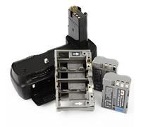 DSTE Multi-Energia Verticale Batteria Presa per Nikon D80 D90 DSLR Fotocamera come MB-D80 con 2-pack EN-EL3E