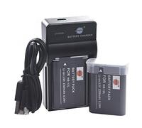 DSTE NB-12L Li-Ion Batteria (2-Pacco) e Caricabatterie USB Compatibile per Canon LEGRIA Mini X PowerShot N100 PowerShot G1 X Mark II