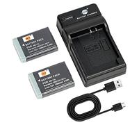 DSTE NB-13L NB13L Batteria (2 pezzi) e caricatore compatibile con Canon G5X, G7X, G9X, G5 X Mark II, G7X Mark II, G9X Mark II, SX720 HS, SX620 HS