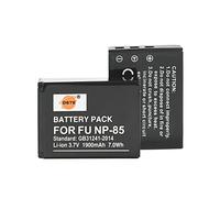 DSTE NP-85 Batteria ricaricabile agli ioni di litio (confezione da 2) Compatibile con Fujifilm FinePix S1 SL240 SL245 SL260 SL280 SL300 SL305 SL1000