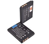 DSTE NP-BD1 NP-FD1 Batteria ricaricabile agli ioni di litio (confezione da 2) compatibile con Sony DSC-G3, DSC-T2, DSC-T70, DSC-T75, DSC-T77, DSC-T90, DSC-T200, DSC-T300