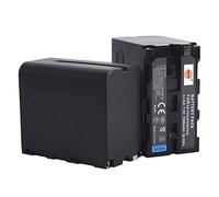 Dste np-f970 Li-Ion 2 x sostituzione batteria per Sony dcm-m1 mvc-cd1000 hdr-fx1 dcr-vx2100e dsr-pd190p nex-fs700rh hxr-nx3 macchina fotografica come np-f930 np-f950 np-f960