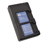 DSTE NP-FE1 Batteria (2 pacchetti) e caricatore rapido doppio compatibile per Sony DSC-T7 DSC-P2 DSC-P3 DSC-P5 DSC-P7 DSC-P9