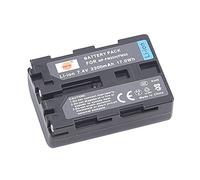 DSTE NP-FM50 NP-FM55H (2300mAh/7,4V) Batteria compatibile con Sony NP-FM30, NP-FM51, NP-QM50, NP-QM51, CCD-TR208, CCD-TRV106, CCD-TRV107, CCD-TRV108