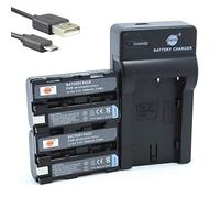 Dste np-fs10 ricaricabile Li-Ion batteria + caricatore DC05U per Sony np-f10, np-fs10, np-fs11, np-fs12 e Sony Cyber-shot dsc-f505, dsc-f55, dsc-f55, dsc-p1, dsc-p20, dsc-p30, dsc-p50, ccd-cr1, ccd-cr5, dcr-pc1, dcr-pc2, dcr-pc3, dcr-pc4, dcr-pc5, dcr-trv1ve ecc fotocamera digitale