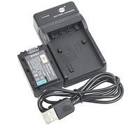 DSTE NP-FV50 - Batteria agli ioni di litio e caricatore micro USB, compatibile con Sony HDR-CX220, HDR-CX230, HDR-CX290, HDR-CX330, HDR-CX380, HDR-CX430V, HDR-CX900