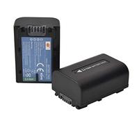 DSTE NP-FV50 Batteria di ricambio (2 pacchetti) compatibile per Sony HDR-CX150E HDR-CX180E HDR-CX210E HDR-CX220 HDR-CX230 HDR-CX260V HDR-CX270E
