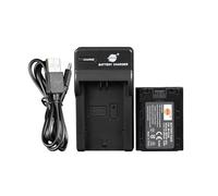 DSTE NP-FZ100 - Batteria agli ioni di litio e caricatore micro USB, compatibile con fotocamera Sony FX30, a1, Alpha 9, A9, Alpha 9R, A9R, Alpha 9S, A7RIII, A7R3, a7 III