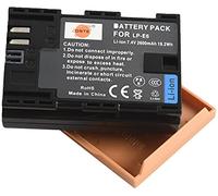 DSTE Ricambio Batteria Compatibile per Canon LP-E6 LP-E6N EOS 5D Mark II EOS 5D Mark III EOS 5DS EOS 5DS R EOS 6D EOS 7D EOS 60D EOS 60Da EOS 70D 7D markII 7D markIII