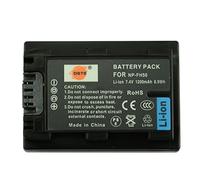 DSTE Ricambio Batteria per Sony NP-FH50 DSLR-A230 DSLR-A290 DSLR-A330 DSLR-A380 DSLR-A390 DSC-HX1 DSC-HX100V DSC-HX200V HDR-TG5V HDR-TG1E HDR-TG3 HDR-TG5 HDR-TG7