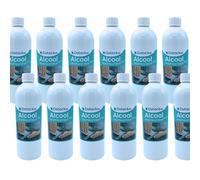 DSTOCK60 - 12 Bottiglie da 1 litro di alcool isopropilico 99,9% extra puro - Isopropanolo liquido IPA perfetto come solvente, detergente e sgrassante.
