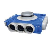 DSTOCK60 - Subcollettore TGVS 63 con raccordi laterali con manicotto Ø125 mm compatibile Uniflex Plus + 8718087026166