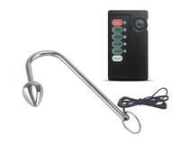 DstoLusre Gancio anale Plug anale, Dilatatore anale con Sfere Anali in Acciaio Inossidabile S/M/L, Giocattolo Erotico Bondage SM Bondage for Donne Uomini(Oval,S)