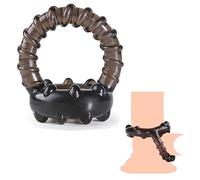 Dstymkler Accessorio da Allenamento in Silicone a Doppia Chiusura da Uomo, Comodo da Indossare e Uno Strumento per Aumentare la Felicità, 1Pcs