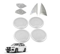 DSUTMLE Griglie Protezione Altoparlanti per X3 G01 X3M F97 2018-2023 Altoparlante Griglia Coperchio Guardia Protezione Casse Copertura Accessori Audio Auto,Horn-cover-8pcs