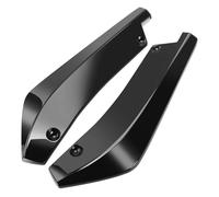 DSWERMG 2 Pezzi Auto Angolo Avvolgimento Spoiler per Mitsubishi Space Star 2013-2019 2020 2021 2022, Paraurti Labbro Diffusore Splitter Protezione AntiGraffio, Accessori Auto,Bright Black