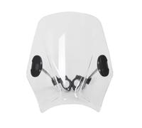 DSWILNV Deflettore Aria Parabrezza per CG125 1998-2023 per City Fly 1998 1999 2000 2001 2002 2003 Parabrezza per Moto Regolabile con Clip Deflettore Antivento Estensione Parabrezza
