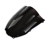 DSWILNV Deflettore Aria Parabrezza per Ninja per ZX6R per ZX636 2000 2001 2002 Parabrezza per Moto A Doppia Bolla Parabrezza Estensione Spoiler Ricambi di Ricambio