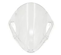 DSWILNV Deflettore Aria Parabrezza per ZX-6R 2024 Parabrezza da per Corsa Accessori per Moto Parabrezza A Doppia Bolla Parti di Ricambio per Moto