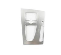 DSWILNV Pannello Console Centrale Compatibile con Q5 FY 2018 2019 2020 2021 LHD Car Center Console Cambio Cornice Decorazione Adesivo Copertura Accessori Interni(Silver)