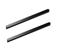 DSWZLQDXB 2 pezzi Tiretti Lega di alluminio maniglia del cassetto Manopole cabinet Pomello per ante Maniglie per tiranti tiri del cassetto per le dell'armadio (Hole pitch 448mm,black)