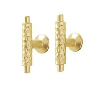 DSWZLQDXB 2 pezzi Tiretti per Scarpiere cabinet Lega di zinco Maniglia per Armadietti Maniglie per ante cantinetta Pomelli tiri cassetto Manopole dell'armadio,Comodini,cucina (T-Single hole,copper)