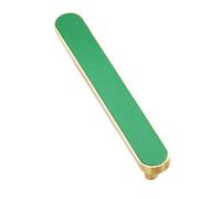 DSWZLQDXB Manico in cuoio verde maniglie per mobili in pelle anti-collisione,pomelli Base in Rame puro massiccio per cassetti,Tiretti per armadietti,accessori per cucina (Hole Spacing 220mm)
