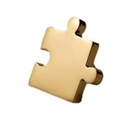 DSWZLQDXB Maniglia guardaroba Rame puro Maniglioni per Armadio Forma del puzzle Pomelli Mobili Camera bambini Tiretti cassetto Profili in Ottone Manopole tirare (Copper)