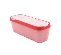 DSXH Vassoio di stoccaggio Gelato Rettangolare Riutilizzabile Stampo Contenitore Contenitore Scatola Gelato Con Coperchio Cucina Frigorifero Stoccaggio Casa Congelatore Contenitori (Rosa)