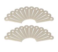 DSXPZBGED 24 Pezzi di Lame for Tagliabordi in Plastica, Testina for Tosaerba, Lame di Ricambio 4111-007-1001, Compatibili con Stihl, Compatibili con PolyCut, 6-3 20-3 10-3 41-3