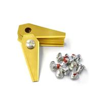 DSXPZBGED Lama di Ricambio for Tosaerba Robot 9/18 Pezzi 49 * 19 * 1 Mm, Antiruggine, Resistente, Compatibile con Bosch, Compatibile con Indego, Strumento da Giardino Facile da Installare(9PCS)