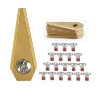 DSXPZBGED Lama di Ricambio for Tosaerba Robot 9/18 Pezzi 49 * 19 * 1 Mm, Antiruggine, Resistente, Compatibile con Bosch, Compatibile con Indego, Strumento da Giardino Facile da Installare(18PCS)