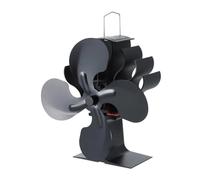 DSXPZBGED Ventilatore For Stufa A Legna, Ventilatore For Camino, Ventilatore For Bruciatore A Legna For Stufa A Gas/pellet/ceppi/legna, Distribuzione Efficiente Del Calore(Single head 4 leaves)