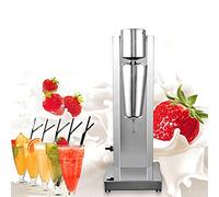 DSYOGX Frullatore elettrico da 650 ml, 180 W, frullatore per proteine e bibite per la produzione di tè al latte, frappè, caffè e altre bevande, 18000 giri/min, argento, WMT-718